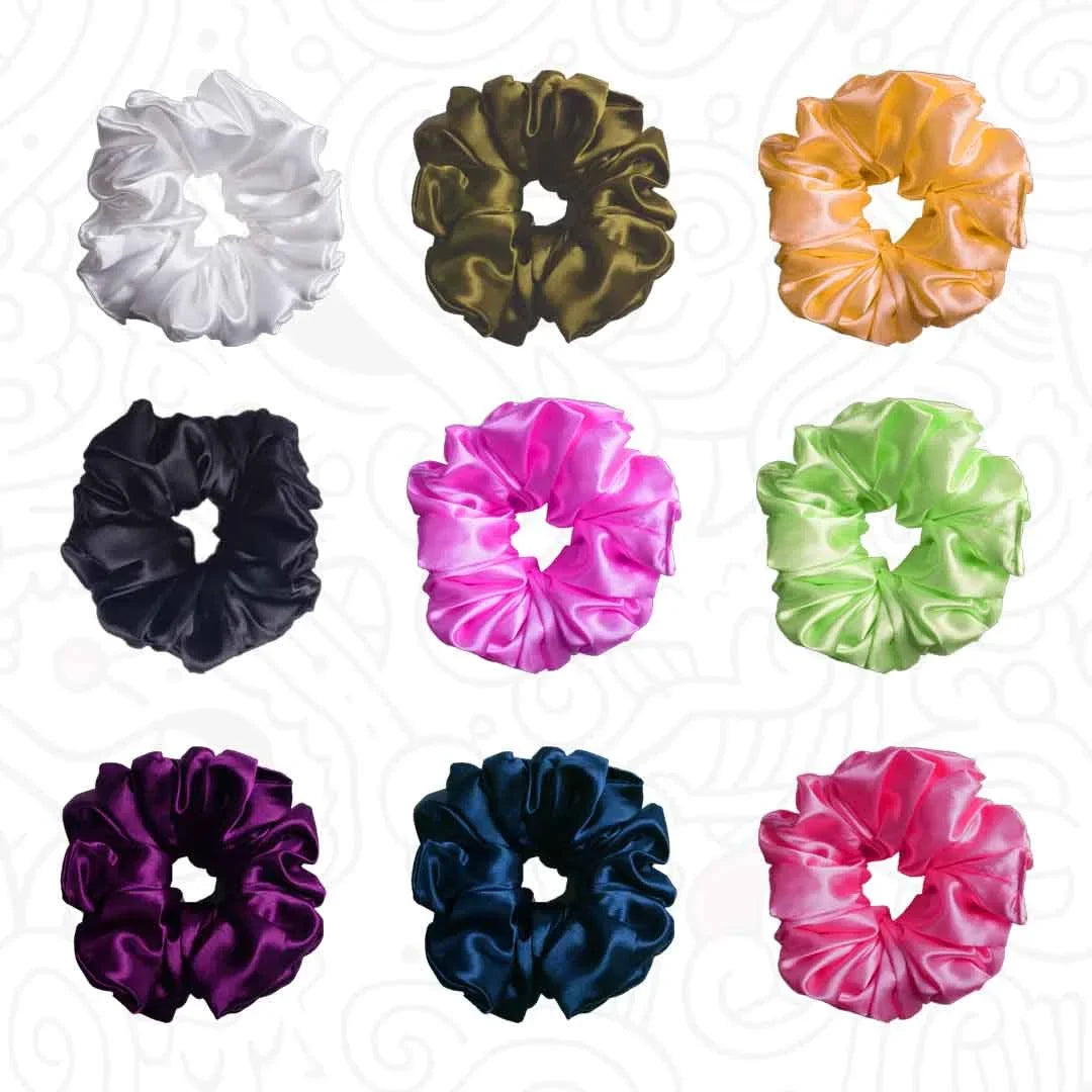 Silk Hair Scrunchies